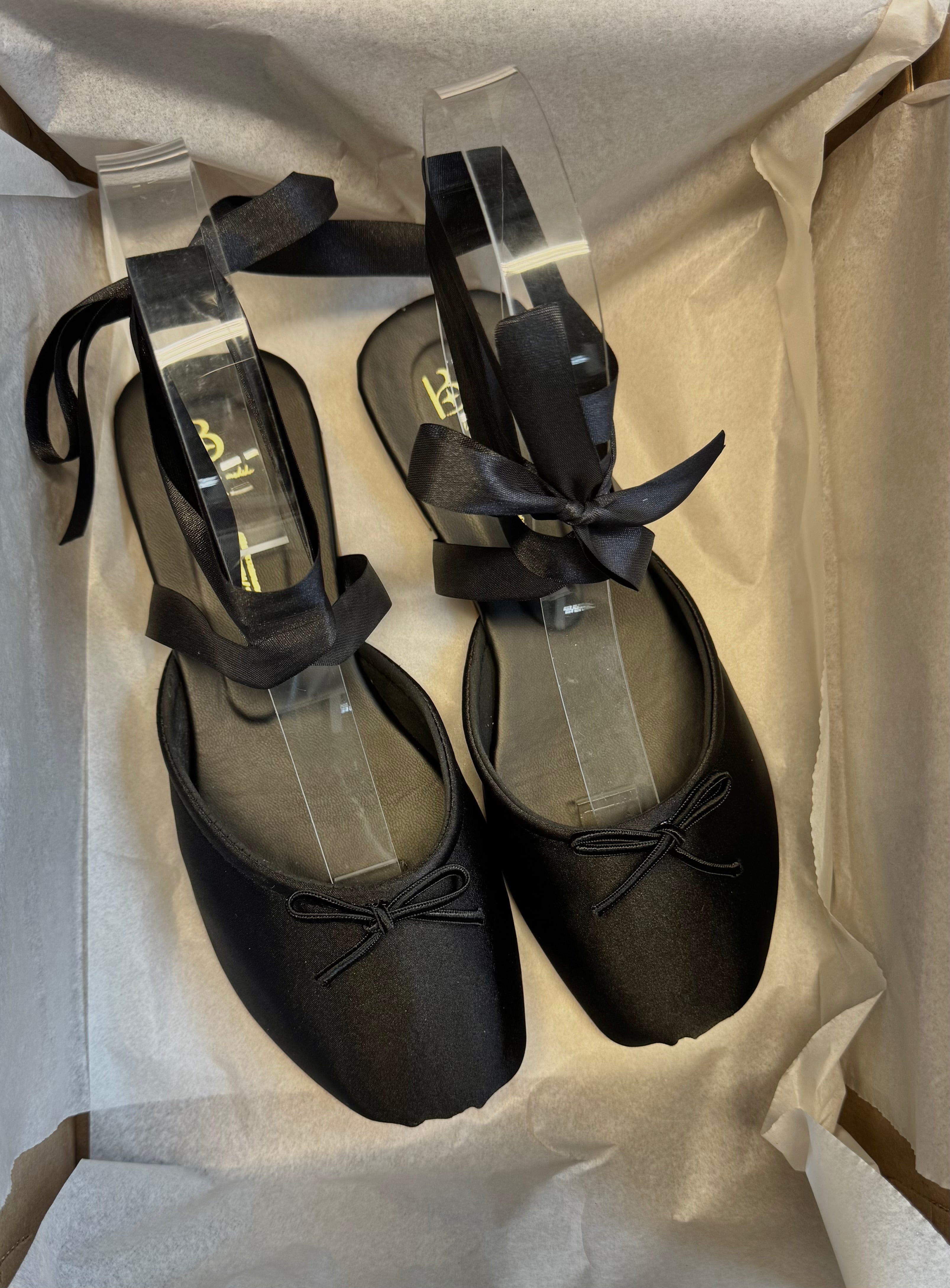 Ballet Slipper Negro