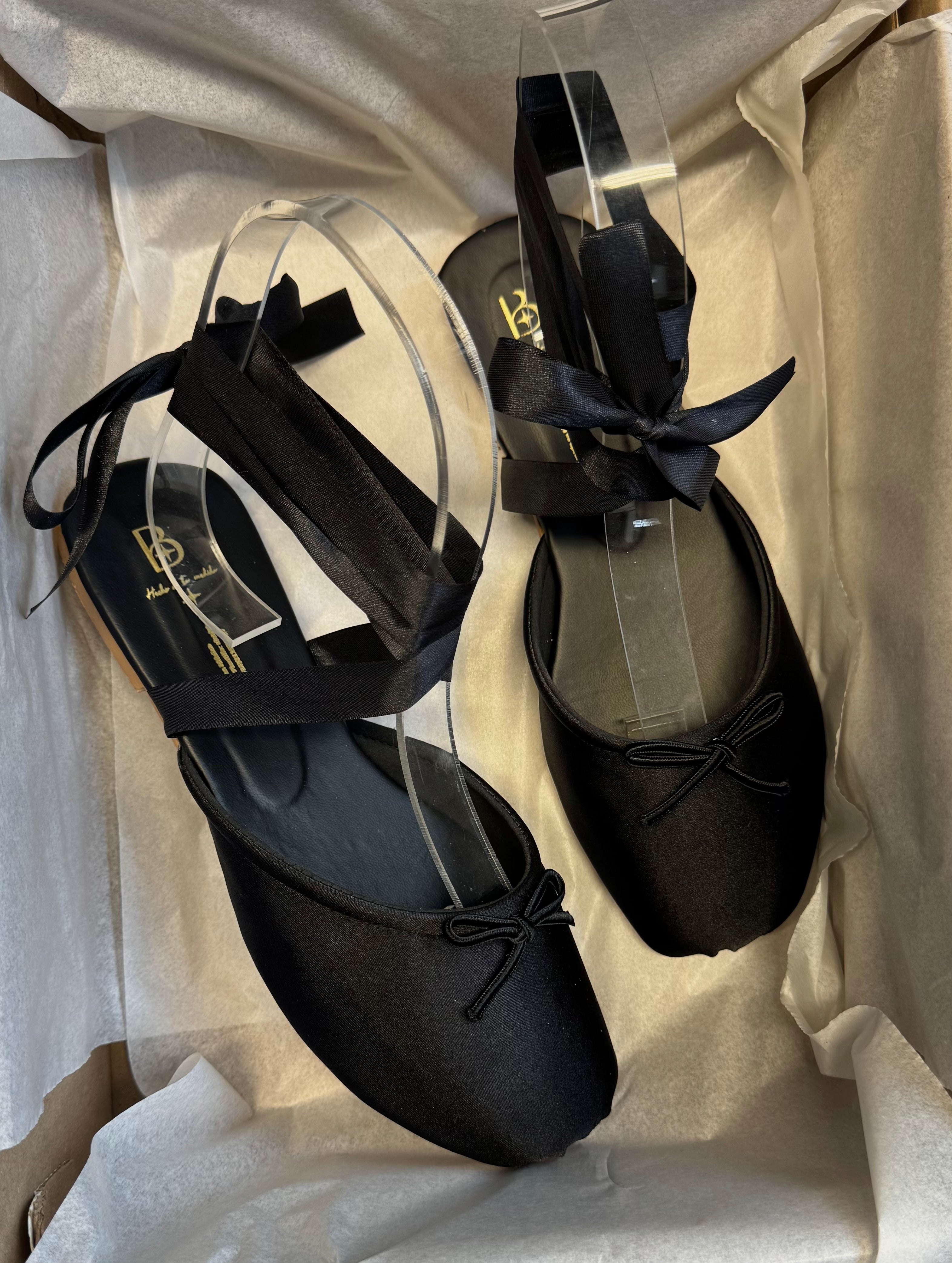 Ballet Slipper Negro