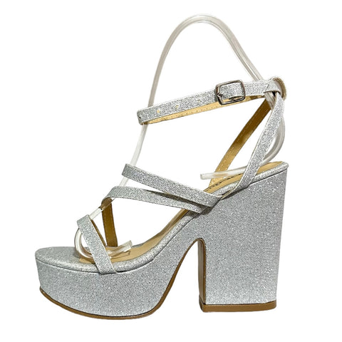 Lula plataforma sparkle plata