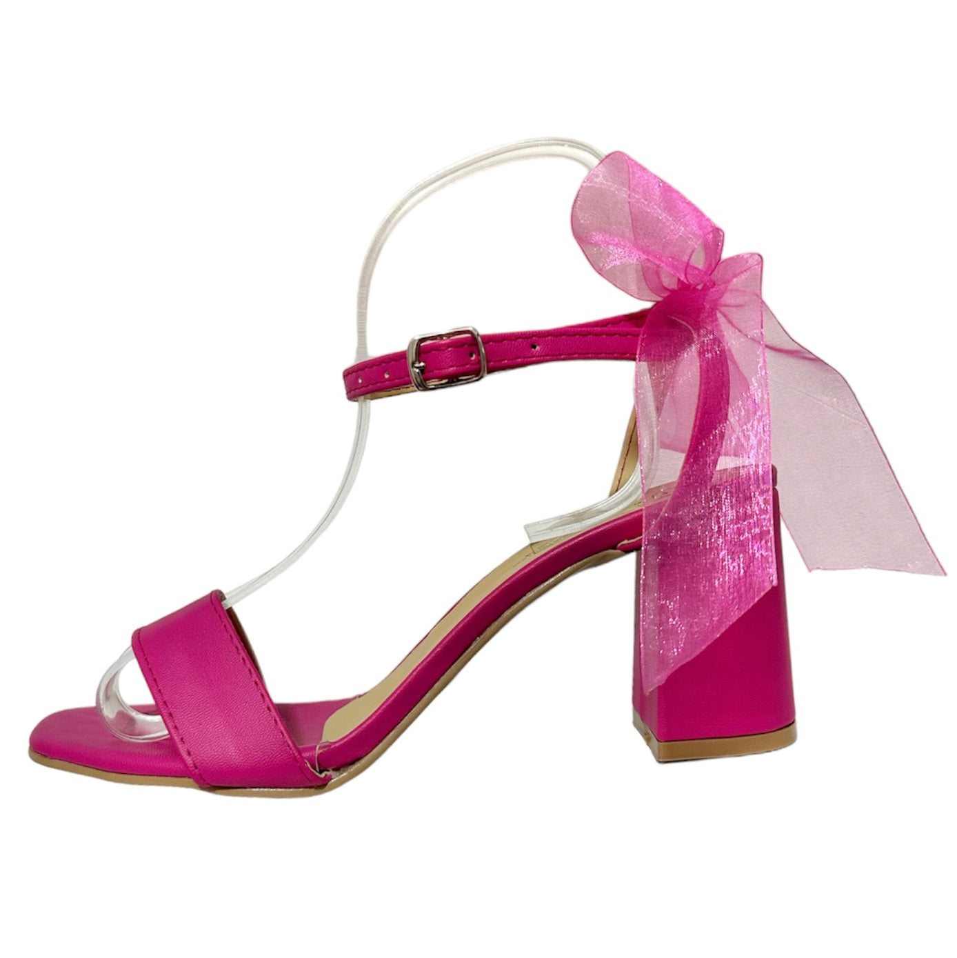 Timeless Wide bow fucsia 4cm